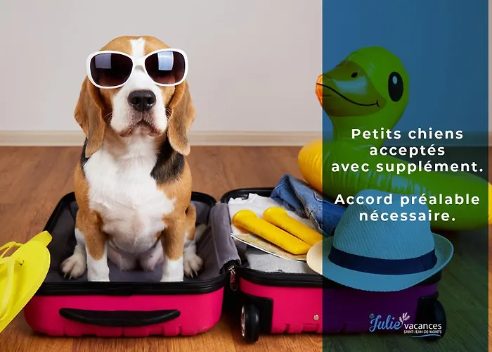 아파트 Familial 30m2 Les Goelands - Grand Balcon Vue Foret 생장드몽